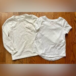 Bundle of basic white tees